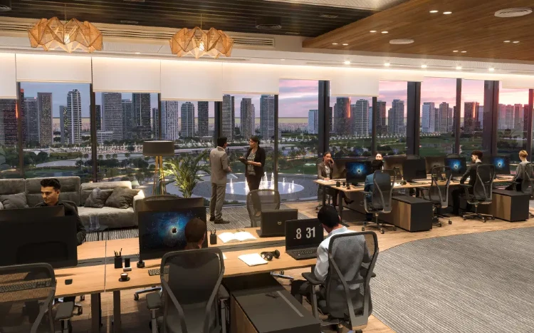 بمساحة 90 متر عيادات للبيع في سيكستي ايكونيك تاور