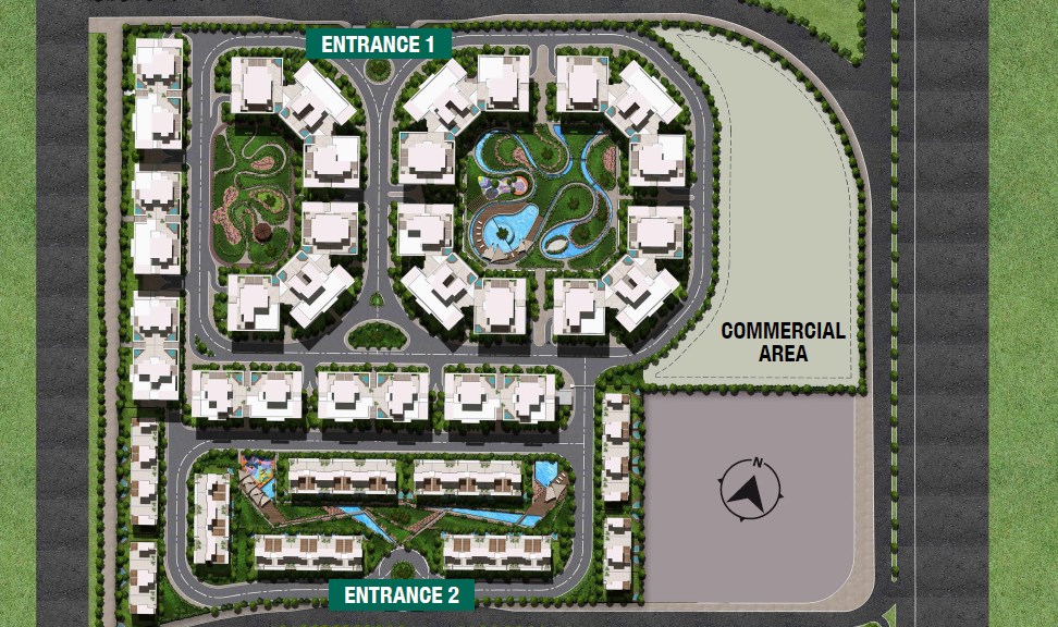 بمساحة 205 متر شقق للبيع في مشروع جراندا لايف