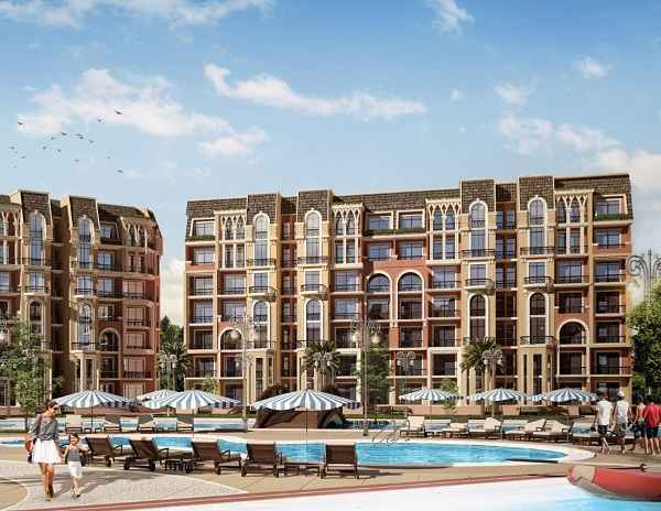 1 غرفة نوم شاليهات للبيع في كاسكاديا مارسيليا 90 متر