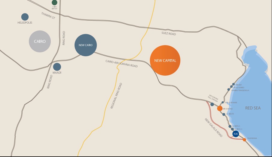 1 غرفة نوم عقارات للبيع في كاي العين السخنة