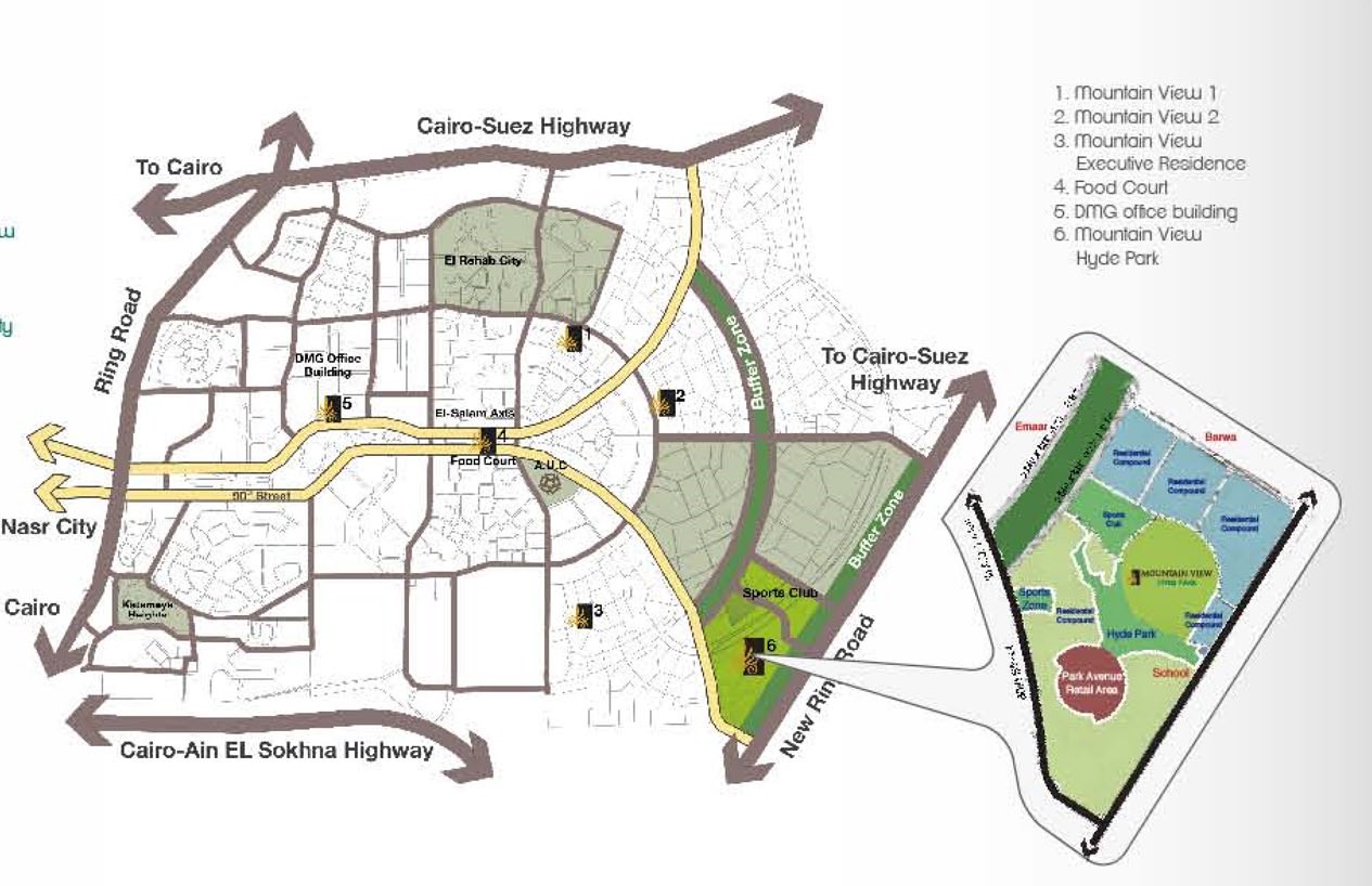 ماونتن فيو هايد بارك التجمع الخامس – Mountain View Hyde Park