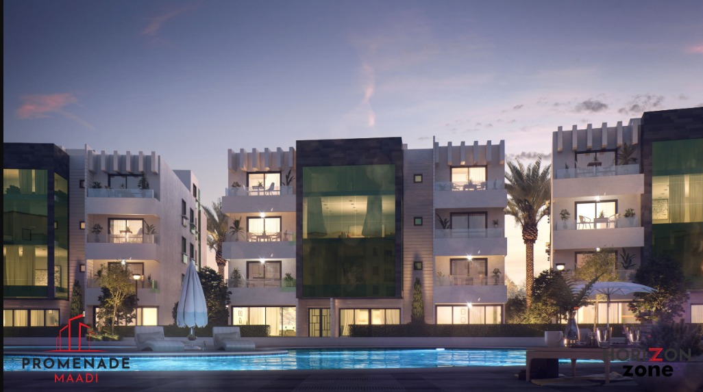 Amaze Apartment for sale in Promenade Maadi with an area of 145 m²