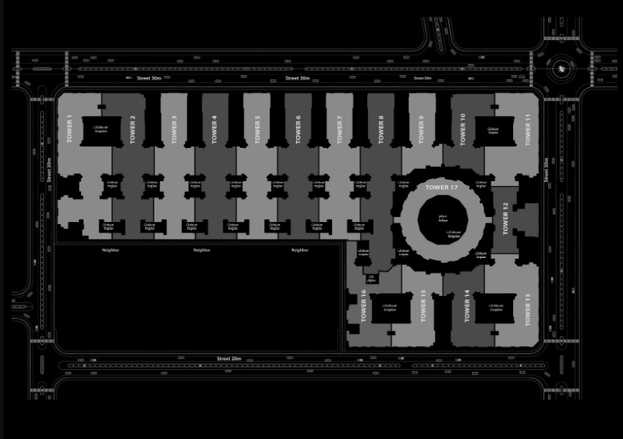 شقق للبيع في دجلة لاند مارك مدينة نصر 104 متر