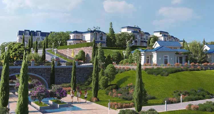 اميز تاون هاوس للبيع بكمبوند ماونتن فيو بارك ايلاند بمساحة 400 متر