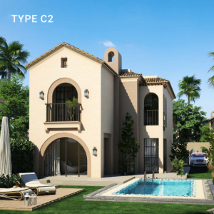 توين هاوس رائع 235م للبيع في موقع مميز جدا داخل مشروع كافانا سبرنج سراي القاهرة الجديدة