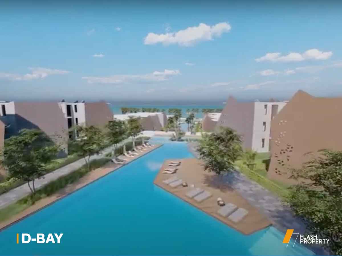 أحصل على شاليه في منتجع دي باي الساحل الشمالي بمساحة 100 متر