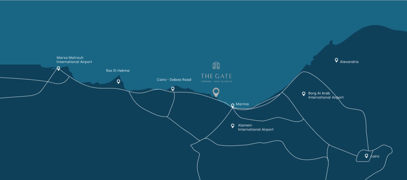تفاصيل بيع استوديو بمساحة 54 متر في مشروع أبراج العلمين الجديدة