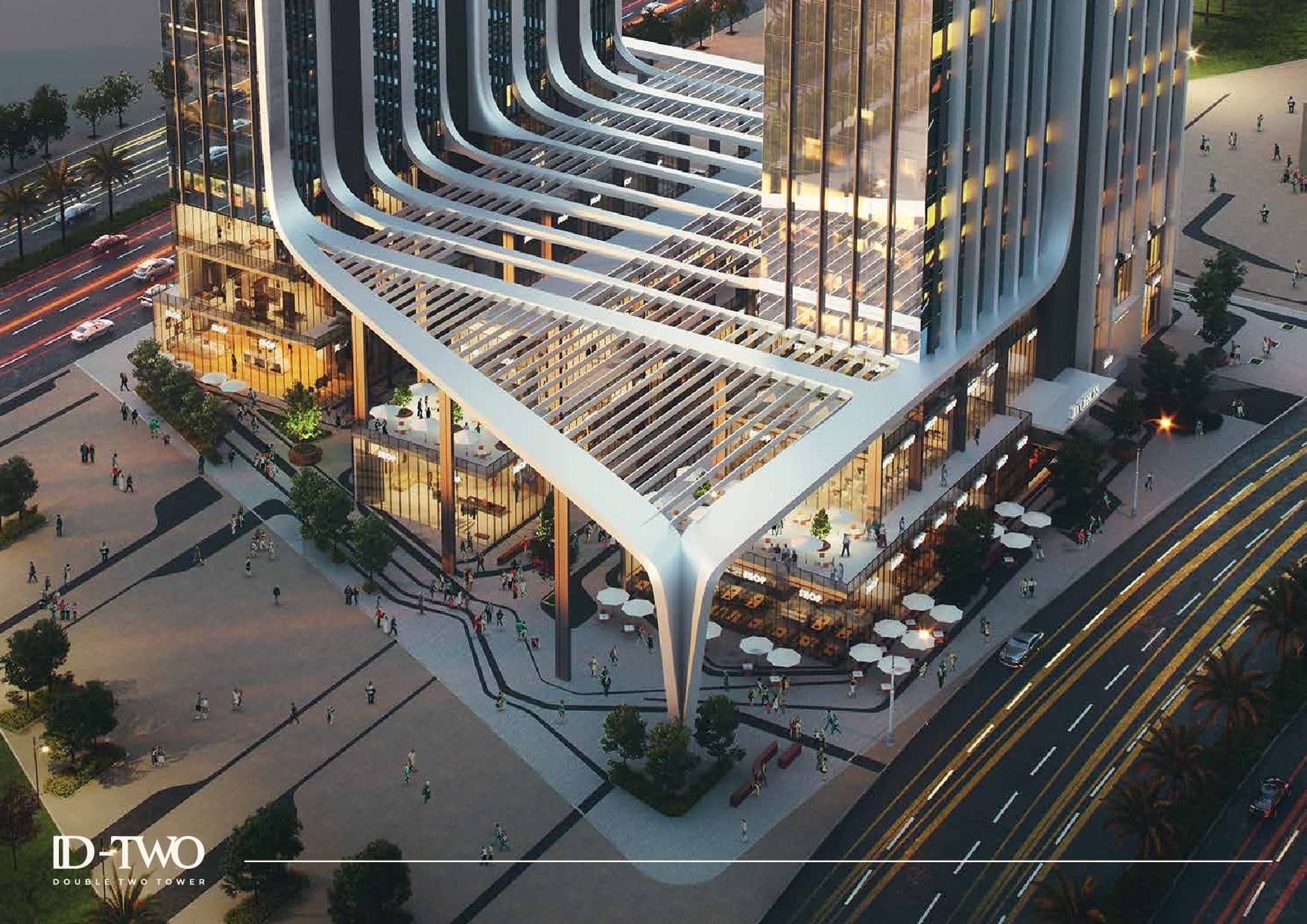 ارخص محل 110م للبيع فى مشروع دبل دي تاور العاصمة الجديدة