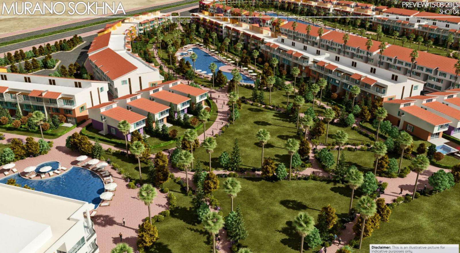 قرية مورانو وادي دجله العين السخنة – Murano El Sokhna