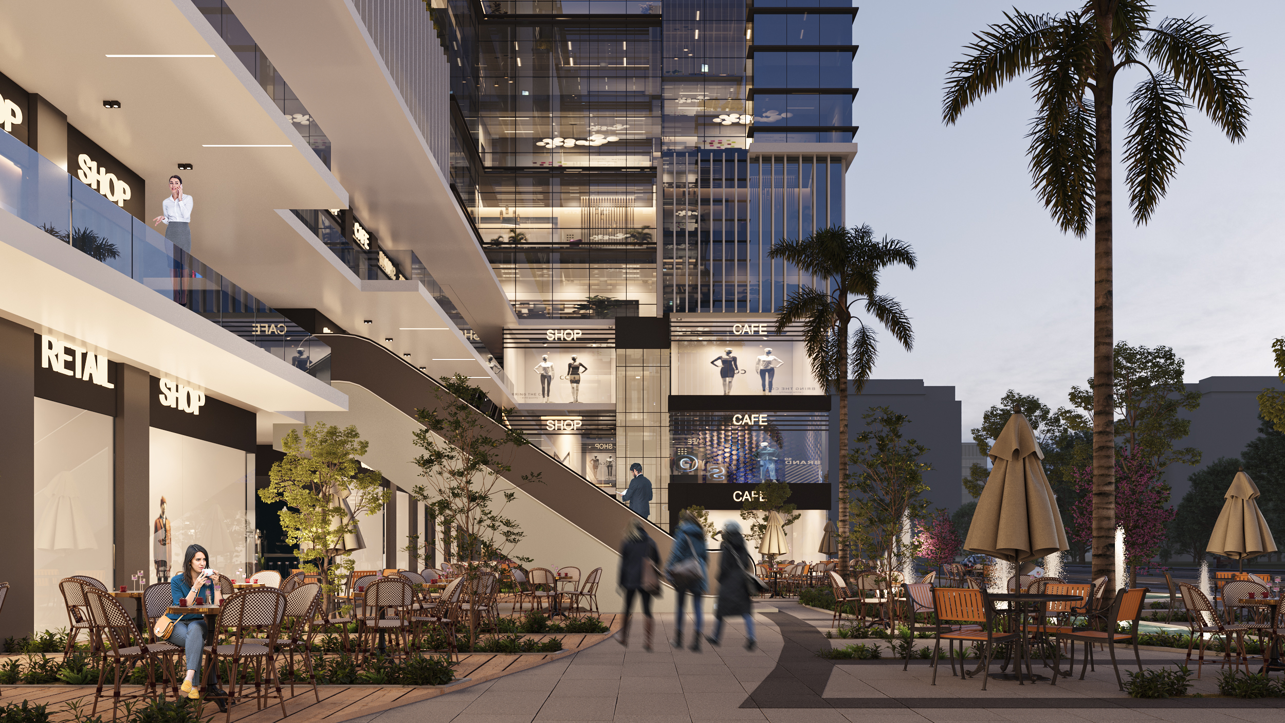 أرخص محل إستلام فورى بتسهيلات في السداد في تريتون تاور العاصمة الادارية