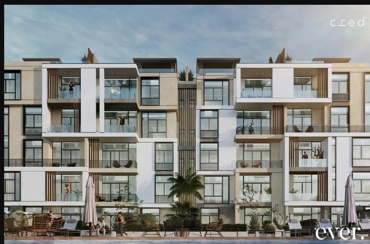 شقة مساحة 100م دور اول مقدم 10% في مشروع ايفر ويست