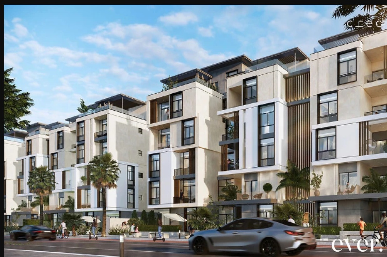 شقة مساحة 100م دور اول مقدم 10% في مشروع ايفر ويست