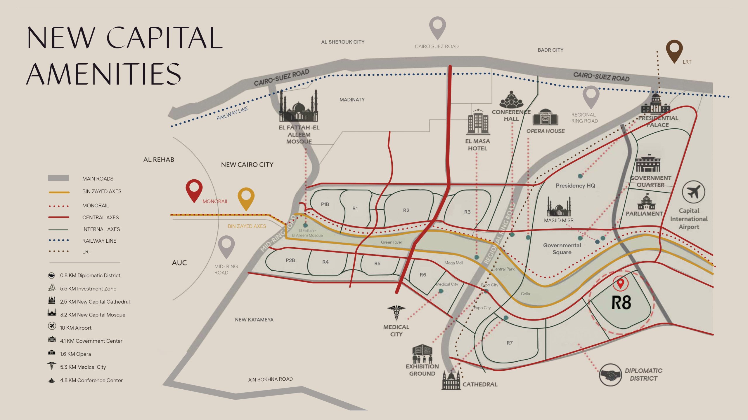 مول كابيتال افينيو العاصمة الإدارية الجديدة سكاي أبو ظبي – Capital Avenue New Capital Mall