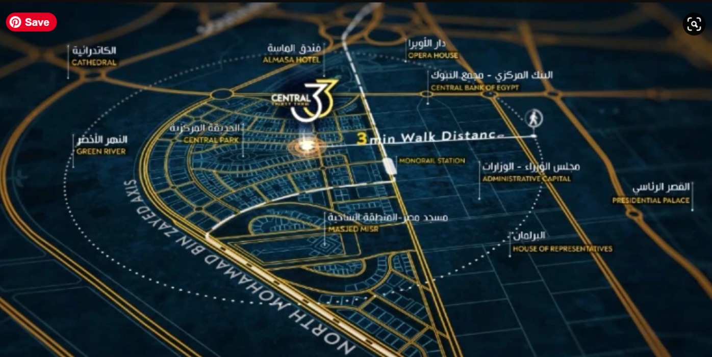 مول سنترال 33 العاصمة الإدارية الجديدة جولدن ايجل –  Central 33 New Capital Mall 
