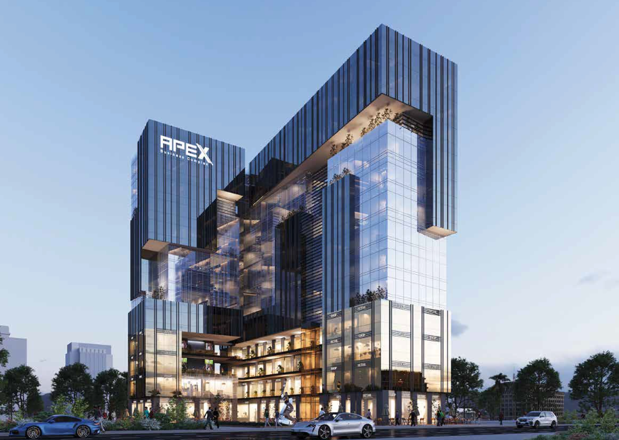 سارع بالحجز في ابكس بيزنس كومبلكس العاصمة الجديدة في وحدات تبدأ مساحاتها من 51 متراً