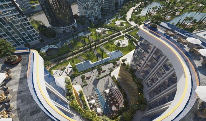 للبيع بالتقسيط مكتب 66 متر في اتش العاصمة الإدارية