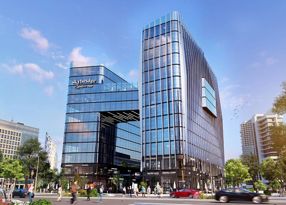 بسعر مغري محل 67م في مول Sky Bridge New Capital
