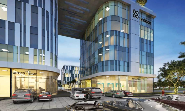 بمساحة 68 متر عيادات للبيع في ميدايكون العاصمة