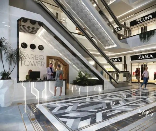 احجز في بارق تاور العاصمة الإدارية الجديدة محل بمساحة 55 متراً