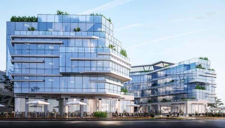 بمساحة 55 متراً مكتب للبيع في كيرنيل بيزنس هب