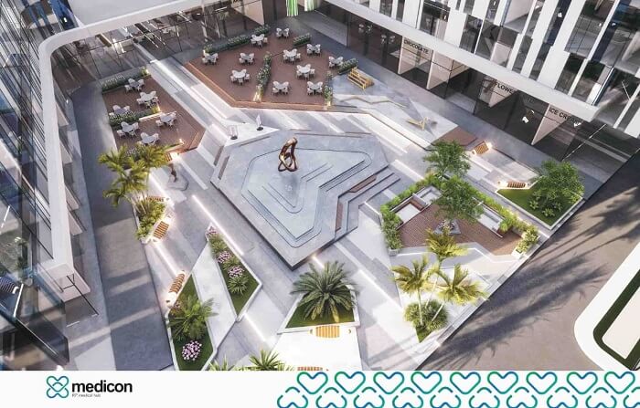 ارخص عيادة 110م للبيع فى مول ميدايكون العاصمة الإدارية