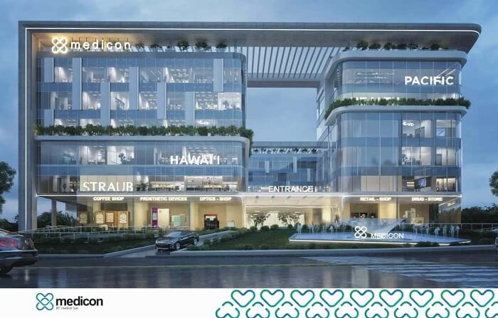 ارخص عيادة 110م للبيع فى مول ميدايكون العاصمة الإدارية