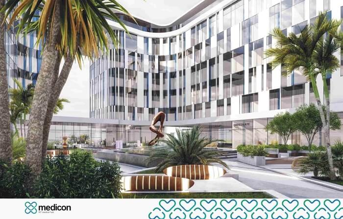 ارخص عيادة 110م للبيع فى مول ميدايكون العاصمة الإدارية