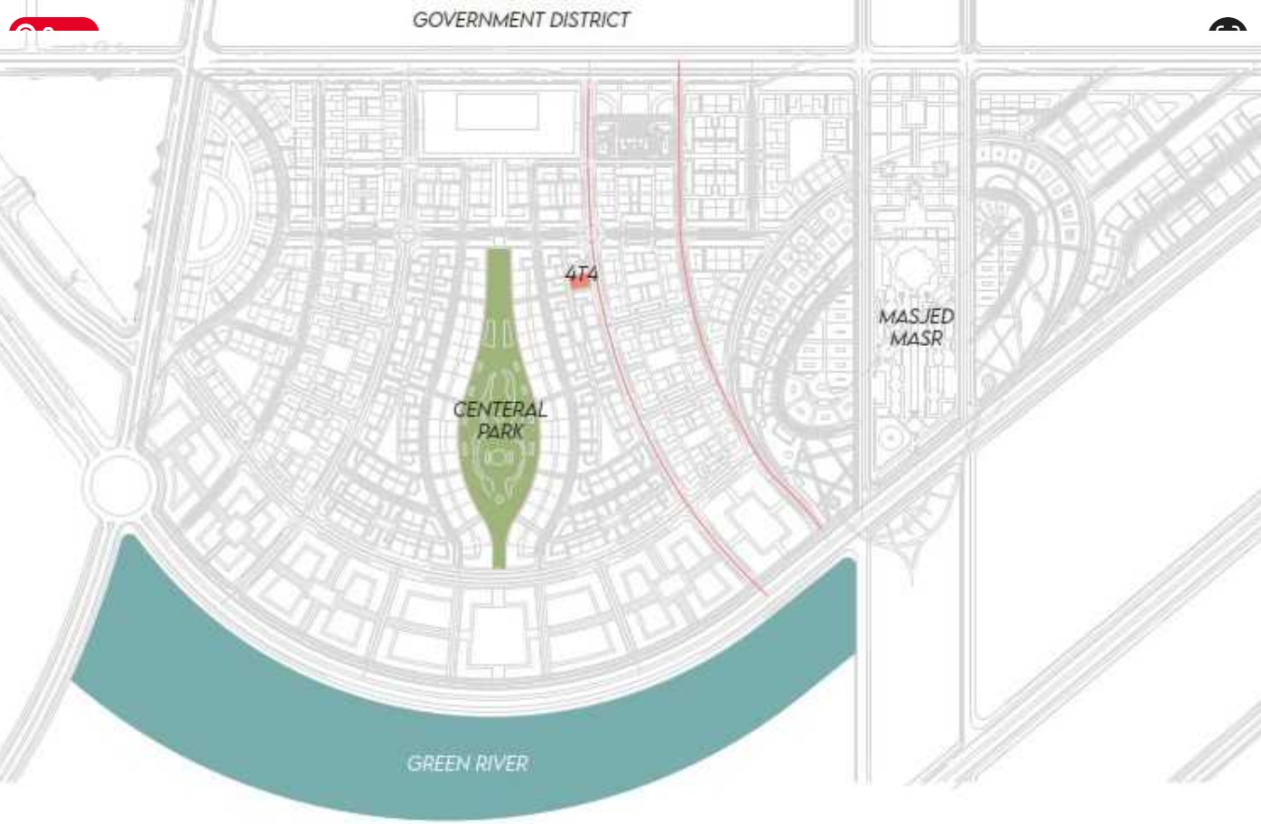 بالعاصمة الجديدة إحجز محلك في مول 4T4 تاور بمساحة 45 متر