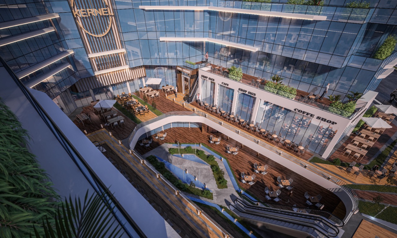 وحدات بمساحة 55 متر للحجز في مول كيرنيل بيزنس هب