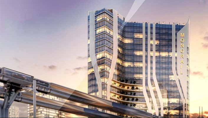 بسعر مغري شقة فندقية 91 م في مول مونوريل تاور فيو رائع