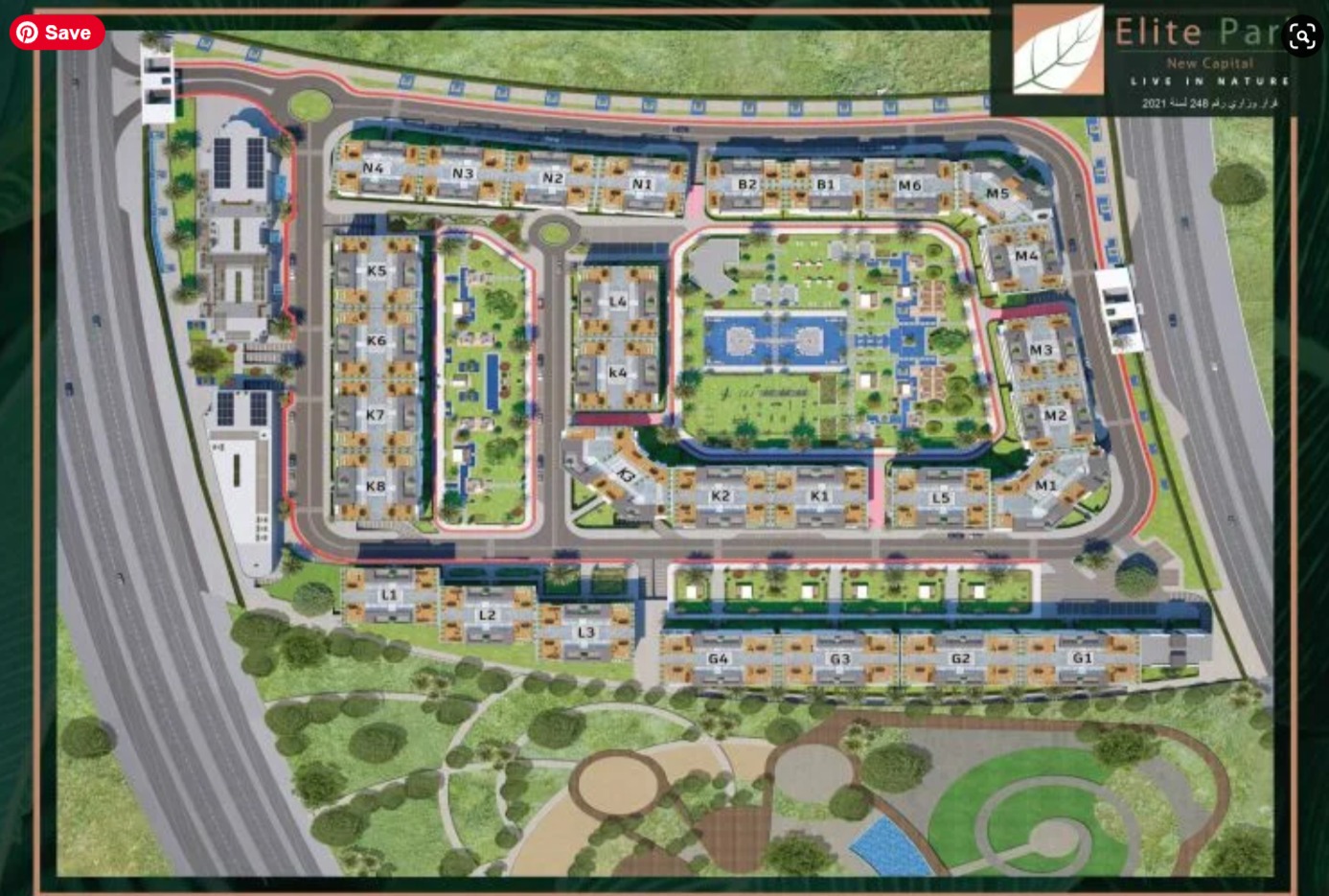 كمبوند ايليت بارك العاصمة الادارية كابيتال إيليت – Elite Park New Capital Compound