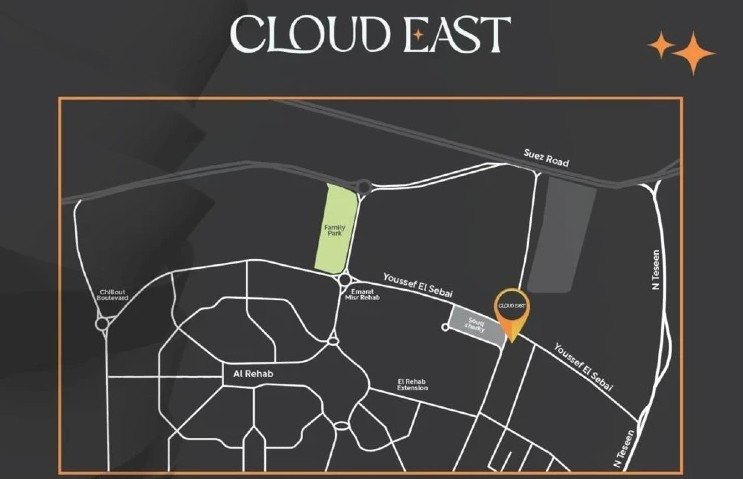 مول كلاود ايست التجمع الخامس لاند كرافت العقارية – Cloud East New Cairo Mall
