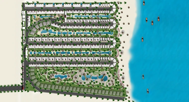 قرية لاسيرينا بالم بيتش العين السخنة – Lasirena Palm Beach Resort