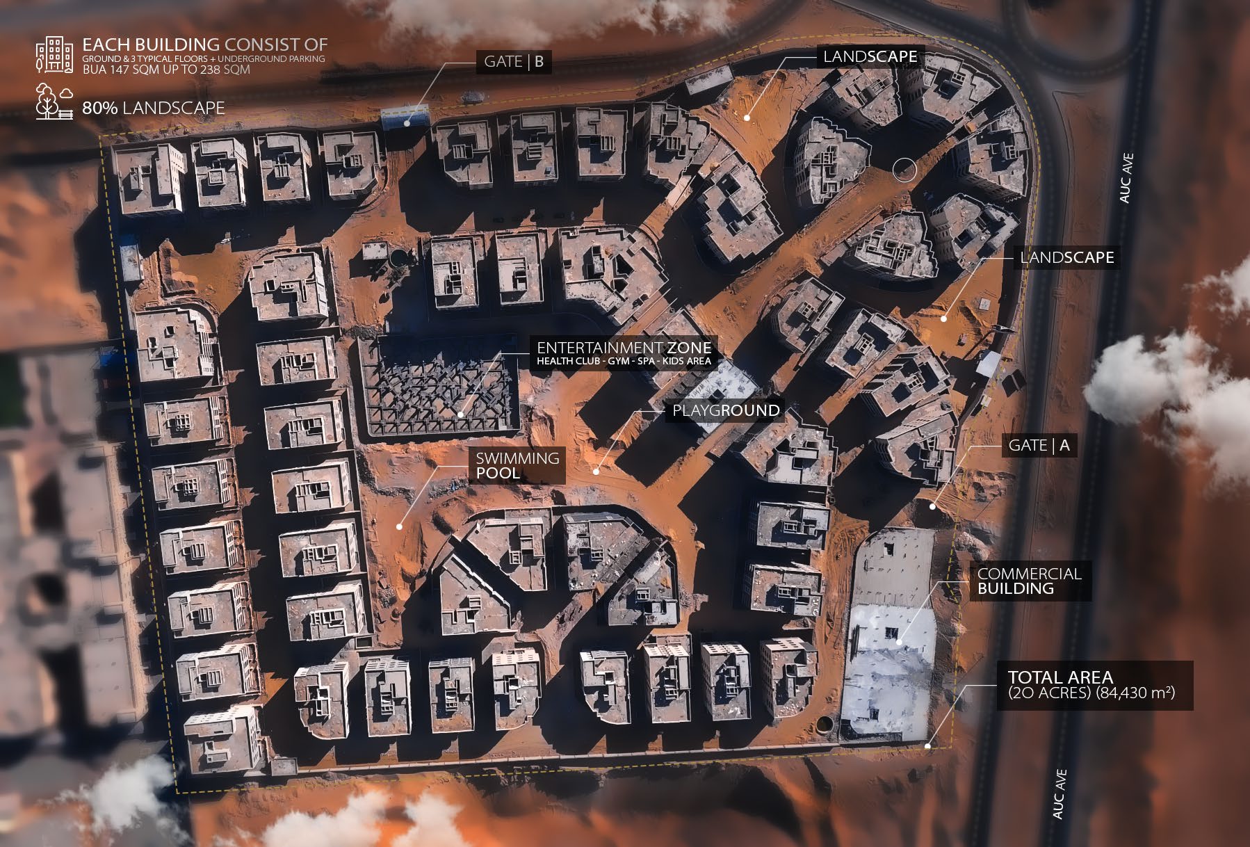 كمبوند سيفورا هايتس القاهرة الجديدة – Sephora Heights New Cairo