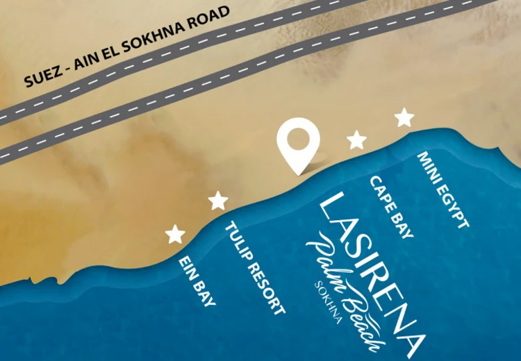 قرية لاسيرينا بالم بيتش العين السخنة – Lasirena Palm Beach Resort