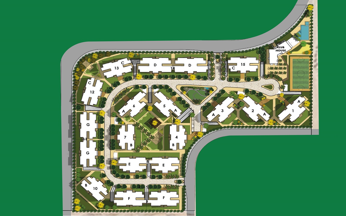 Green 6th October Compound Mabany Idris