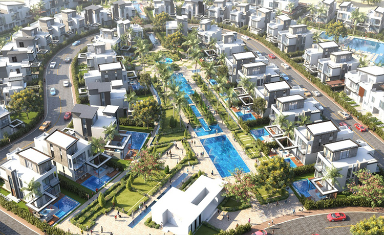 كمبوند لاك فيل الشيخ زايد بريكزي العقارية - Lac Ville El Sheikh Zayed Compound