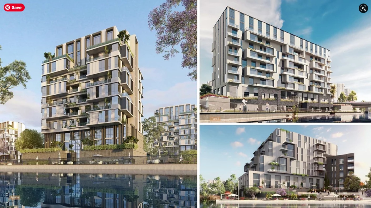 كمبوند كانال ووك أيلاند الشيخ زايد أركان بالم العقارية – Canal Walk Island Compound