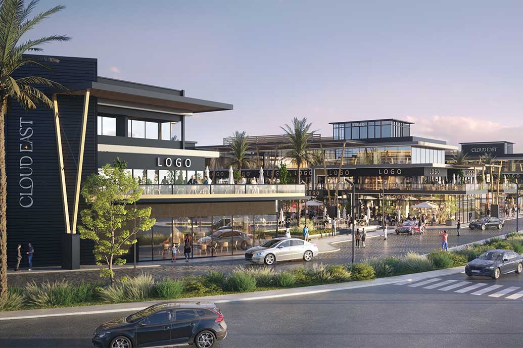 مول كلاود ايست التجمع الخامس لاند كرافت العقارية - Cloud East New Cairo Mall