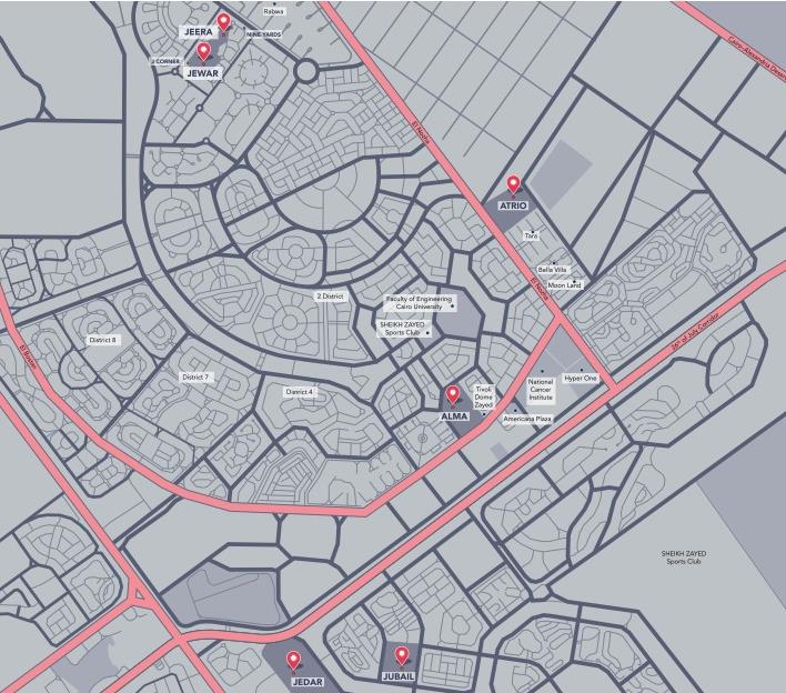 كمبوند جيرا الشيخ زايد إيوان – Jeera Compound Sheikh Zayed