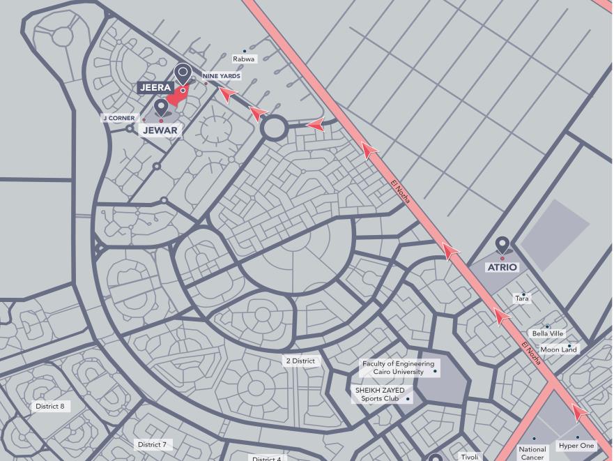 كمبوند جيرا الشيخ زايد إيوان – Jeera Compound Sheikh Zayed