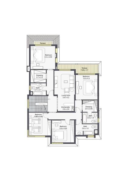 كمبوند جيرا الشيخ زايد إيوان – Jeera Compound Sheikh Zayed