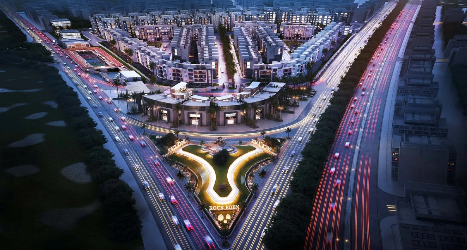 كمبوند روك ايدن 6 أكتوبر البطل للتطوير العقاري - Rock eden 6 October Compound