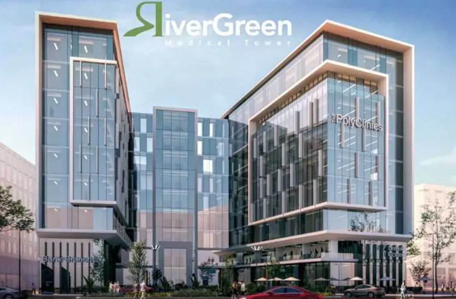 مول جرين ريفر تاور العاصمة الادارية مدن - Green River Tower New Capital