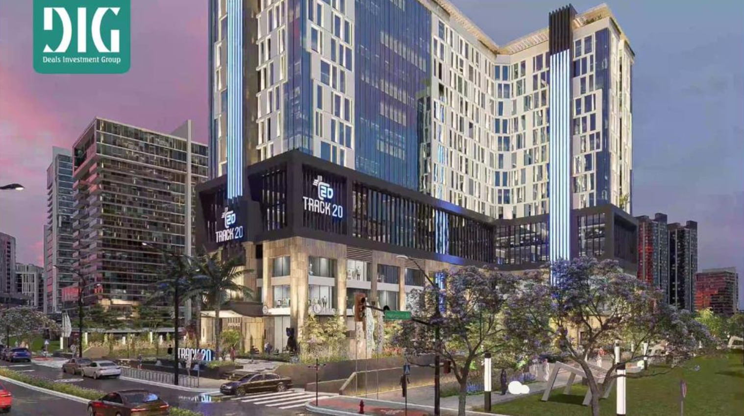 مول تراك 20 تاور العاصمة الإدارية الجديدة DIG العقارية – Track 20 Tower New Capital