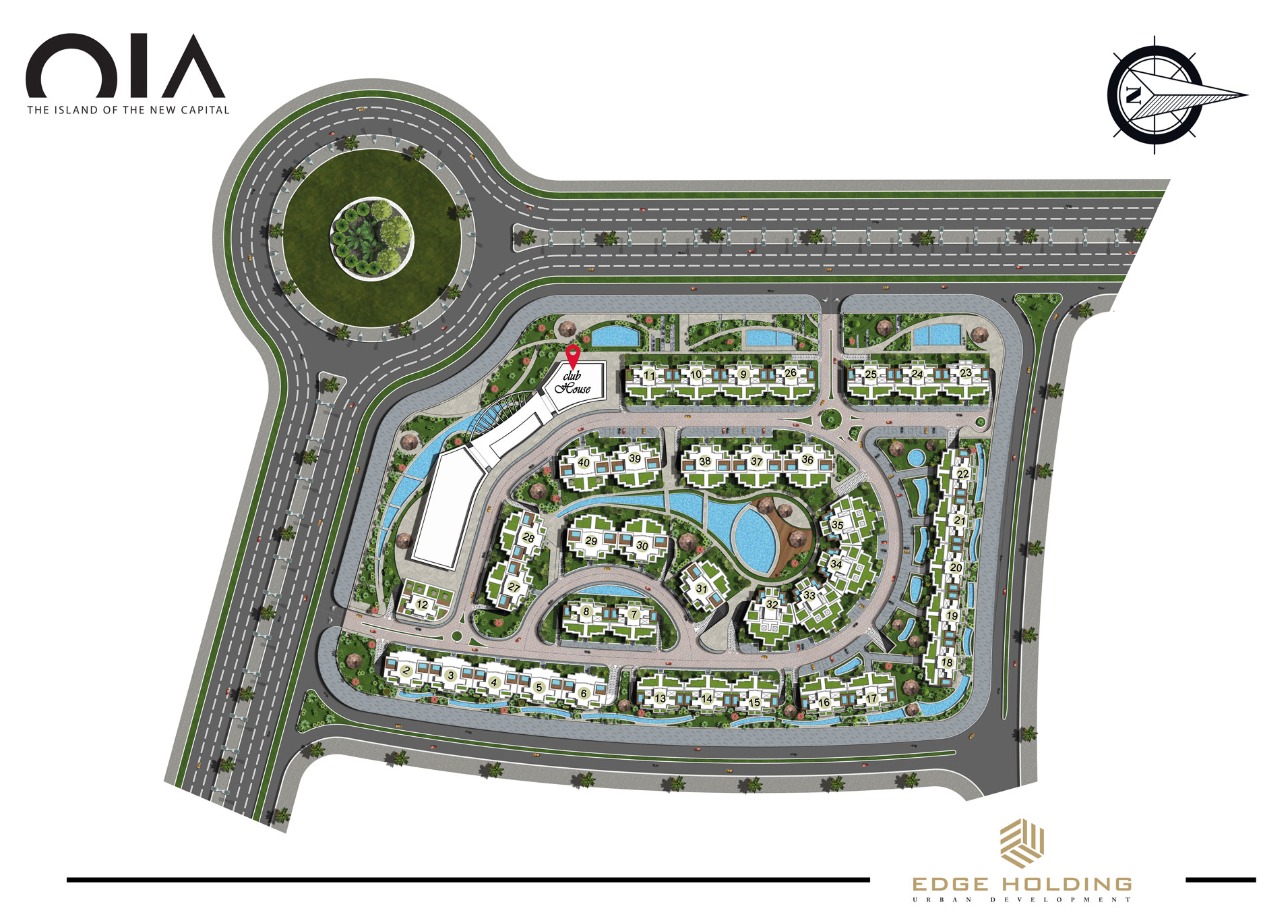 Begin your investment journey with the largest projects in the New Administrative Capital and benefit from the meter price in Oia New Administrative Capital compound