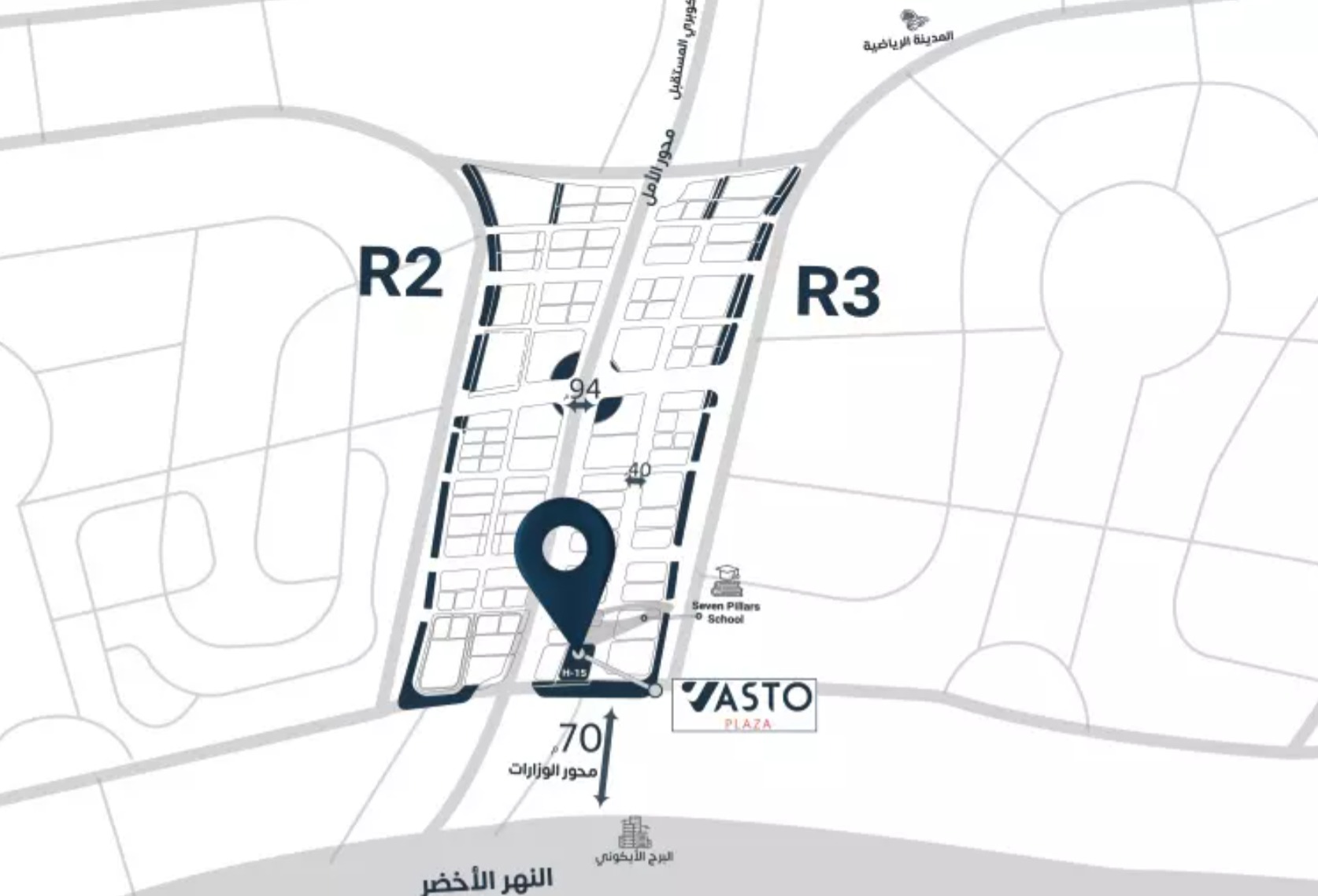 مول فاستو بلازا العاصمة الإدارية الجديدة CLD العقارية – Vasto Plaza Mall New Capital