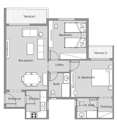 كمبوند لوجار نيو زايد جيتس – Lugar New Zayed Compound