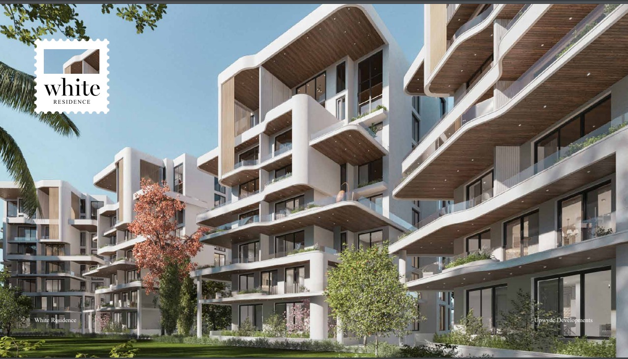 كمبوند وايت ريزيدنس التجمع الخامس أب وايد – White Residence New Cairo Compound