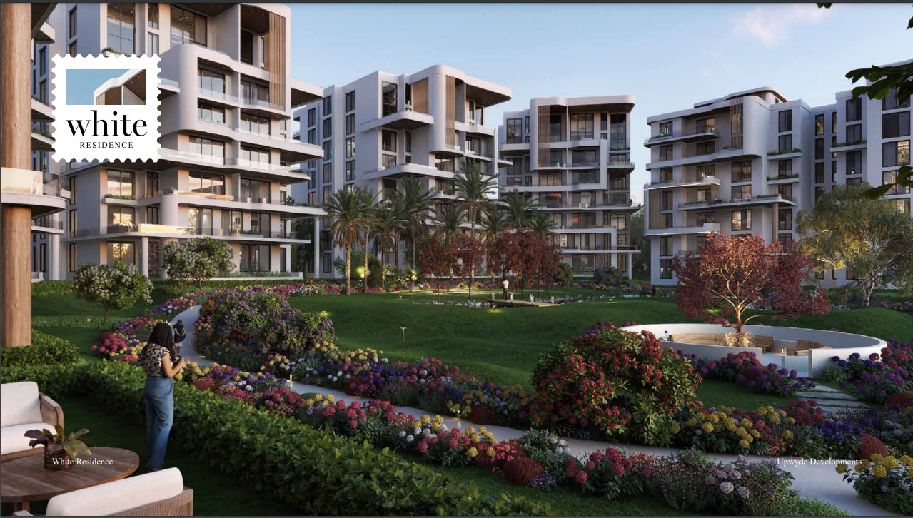 كمبوند وايت ريزيدنس التجمع الخامس أب وايد – White Residence New Cairo Compound